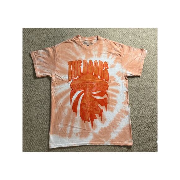 NWT Fashion Nova The Doors Mushroom Tie Dye Tee - Picture 1 of 4